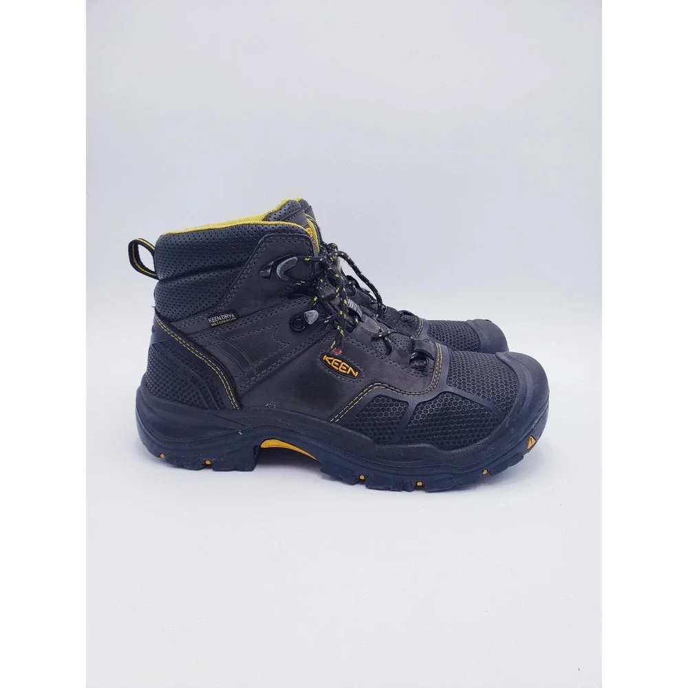Keen Utility Men's Logandale Waterproof Steel Toe Work Boot Size 9.5 D